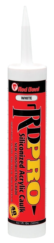 Red Devil Shell Box Red Devil 0906/01 Silicone Caulk, White, 10.1 fl-oz – Shell Lumber and ...
