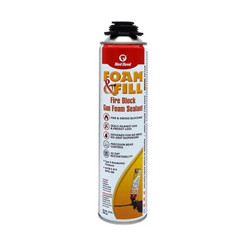 FIRE BLOCK GUN FOAM SLNT 24OZ