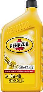 Pennzoil 550035160/3653 Motor Oil, 10W-40, 6/PK, 1 qt Bottle, Pack of 6