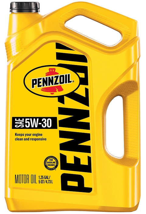 Pennzoil 550045208 Motor Oil, 5W-30, 1/PK, 5 qt Bottle, Pack of 3