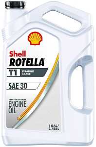Shell Rotella 550045380 Engine Oil, 30, 1 gal, Pack of 3