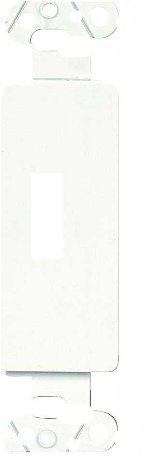 Eaton Wiring Devices 2161W-BOX Wallplate Adapter, Decorative, Plastic, White