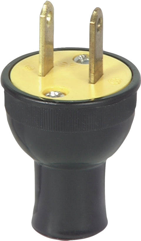 Eaton Wiring Devices 3123BK-BOX Electrical Plug, 2 -Pole, 15 A, 125 V, NEMA: NEMA 1-15, Black, Pack of 25