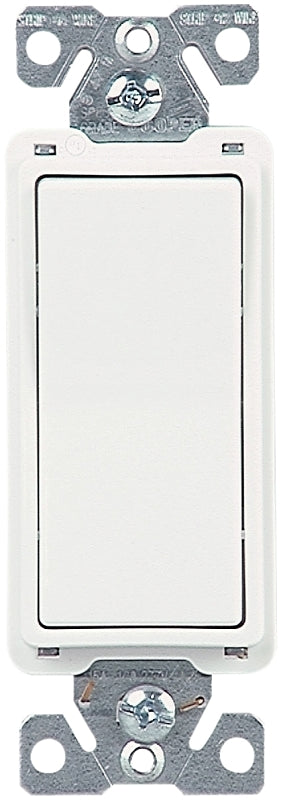 Eaton Cooper Wiring 7504W-BOX Rocker Switch, 120/277 V, Strap Mounting ...