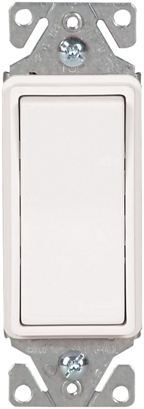 Eaton Wiring Devices 7500 Series 7511W-SP-C Rocker Switch, 15 A, 120/277 V, SPST, -20 to 60 deg C