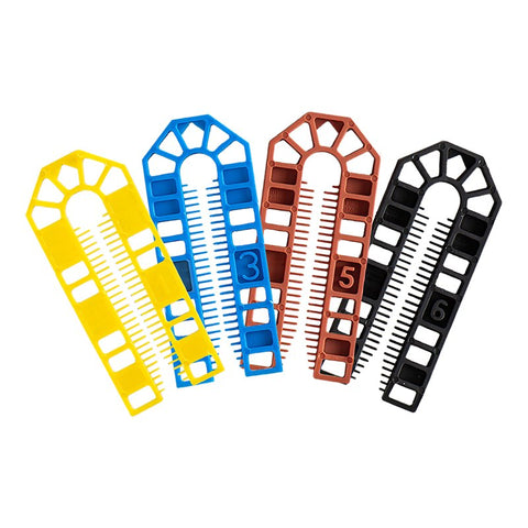 Broadfix STU60A-US U-Shim, 1-3/4 in L, 4 in W, Polypropylene, Assorted
