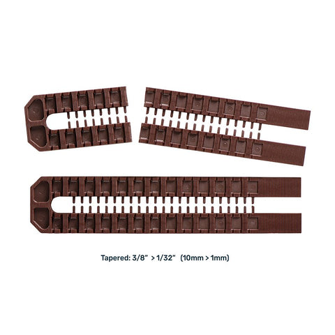Broadfix SW14SW-US Double Snap Wedge Shim, 8 in L, 1-3/4 in W, Polypropylene, Green