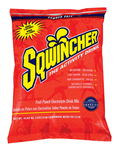 Sqwincher Fruit Punch Drink Mix 47.66 oz. Pouch