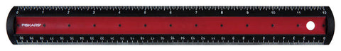 Fiskars 12 in. L X 1 in. W Plastic Ruler Metric and SAE, Pack of 6