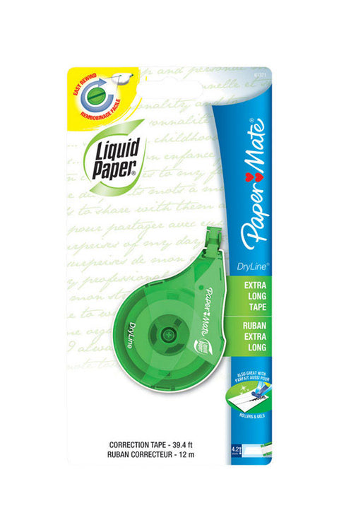 Papermate 0.1 oz. White Correction Tape 1