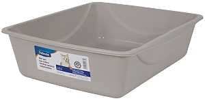 Aspen Pet 22193 Large Litter Box, Black