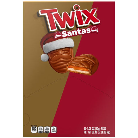 Twix Caramel, Milk Chocolate Cookie Bars 1.1 oz, Pack of 36