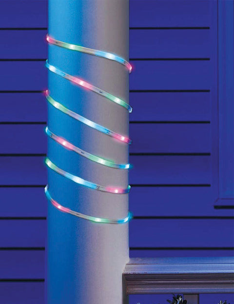 Celebrations LED Flex Rope Lights Multicolored 16.6 ft. L 60 lights