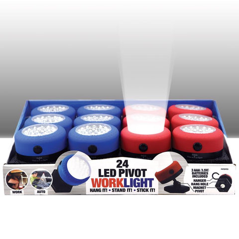 Blazing LEDz Blue/Red LED Work Light, Pack of 12