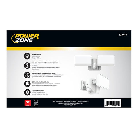 BELL LINK CL-SLM1500AC-2H 3-Head Floodlight, 1500 Lumens