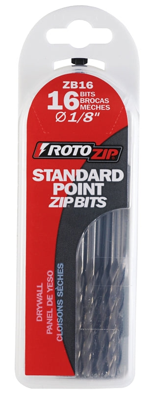 Rotozip ZB16 Drill Bit, 1/8 in Dia