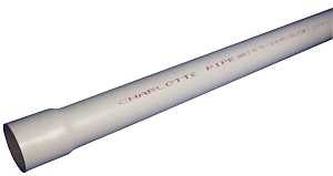 Charlotte Pipe PVC 04015B 0800 Pipe, 1-1/2 in, 20 ft L, SCH 40 Schedule, PVC, White