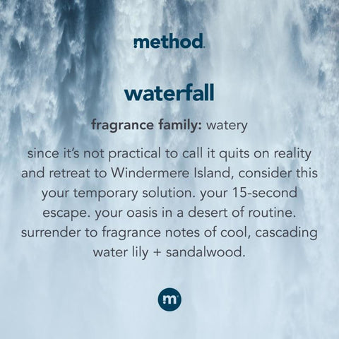 Method Waterfall Scent Gel Hand Wash 12 oz, Pack of 6