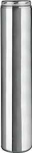 Selkirk 208148 Chimney Pipe, 8 in ID, 10 in OD, 48 in L, Stainless Steel