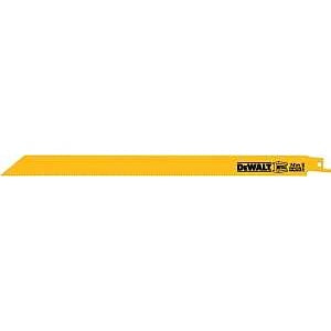 DEWALT DW4838 Reciprocating Saw Blade, 3/4 in W, 12 in L, 14 TPI
