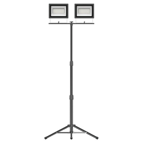 BELL LINK CL-TWL20K Work Light with Tripod, 120 V, 170 W, 2-Lamp, LED Lamp, 20,000 Lumens