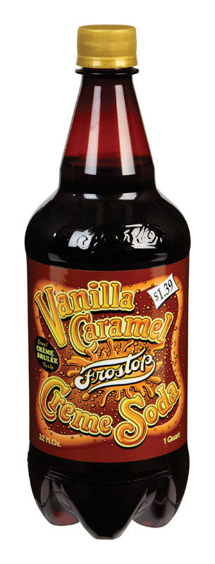Frostop Vanilla Caramel Creme Soda 32 oz. Bottle