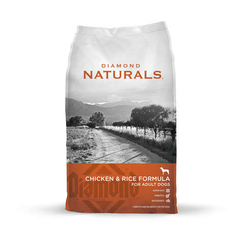 Diamond Naturals Adult Chicken and Rice Dry Dog Food 40 lb