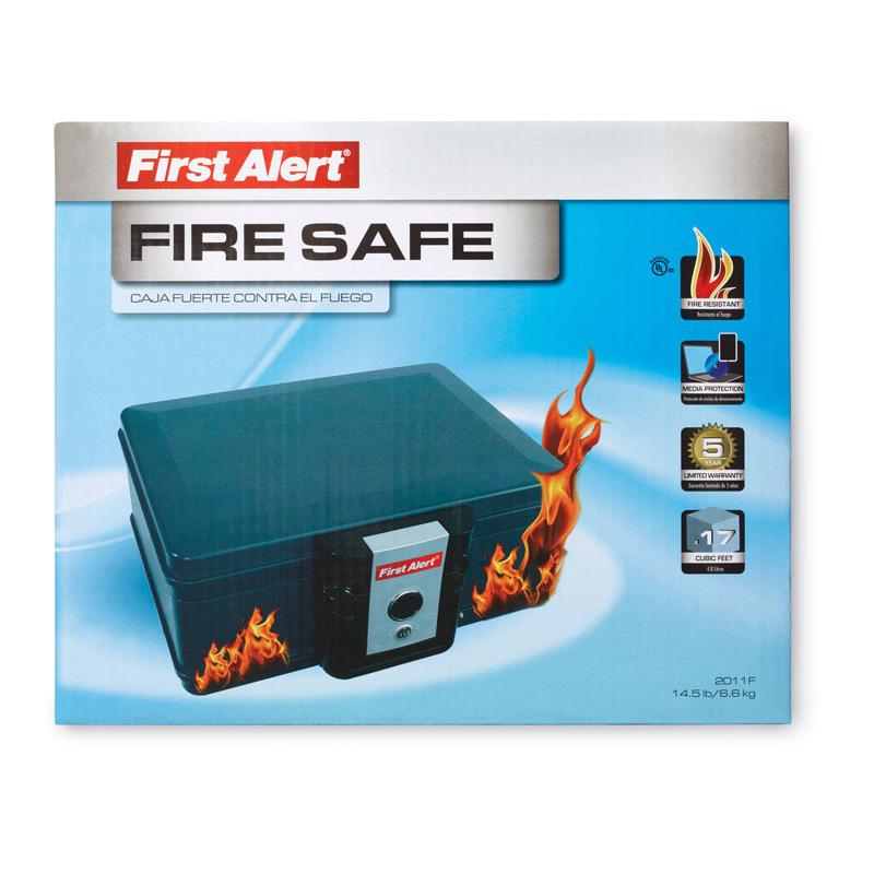First Alert 0.17 cu ft Key Lock Blue Fire Chest – Shell Lumber and Hardware