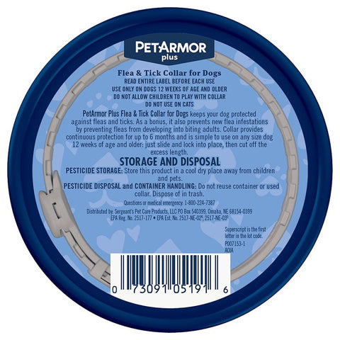 PetArmor 05191 Flea and Tick Collar, One-Size, 1/PK