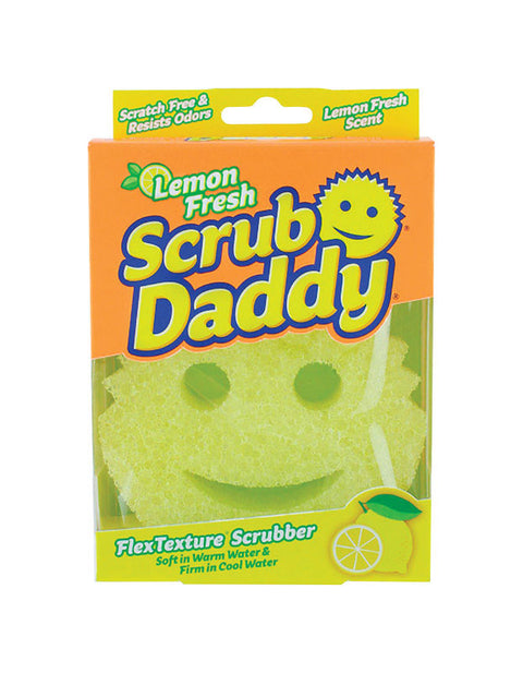 Scrub Daddy Lemon Fresh Polymer Foam Scratch Free Sponge 1 pk