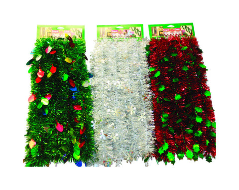 FC Young Multicolored Assorted Garland Hanging Decor 8 in., Pack of 6