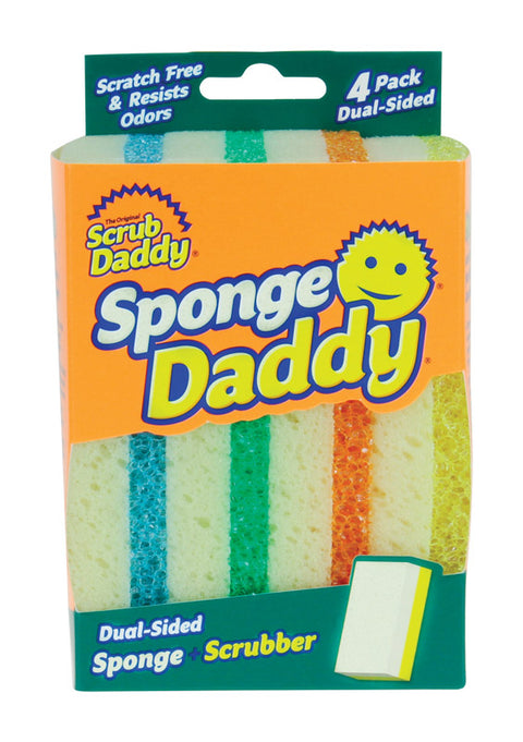 Scrub Daddy Polymer Foam Scratch Free Sponge 4 pk