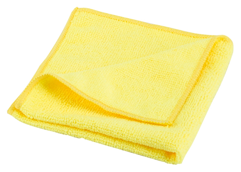 Simple Spaces OG003 Cleaning Cloth, 12 in L, 12 in W, Microfiber, Yell ...