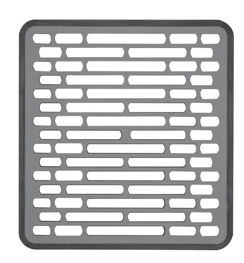 Good Grips 13190610 Sink Mat, 12-1/4 in L, 11-1/2 in W, 1/2 in Thick, Silicone, Gray