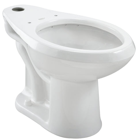 American Standard Madera Series 3043.001.020 Toilet Bowl, Elongated, Vitreous China, White, Floor Mounting