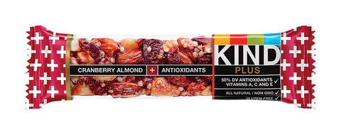 Kind Plus Cranberry Almond Granola Bar 1.4 oz. Wrapper