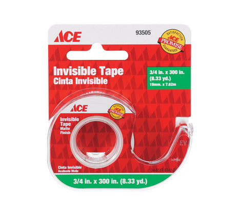 Ace 3/4 in. W x 300 in. L Tape Clear