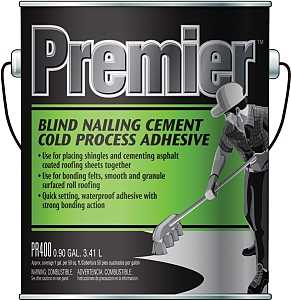 Henry PR400042 Adhesive Cement, Black, Liquid, Paste, 1 gal, Pack of 4