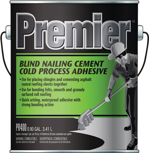 Henry PR400042 Adhesive Cement, Black, Liquid, Paste, 1 gal, Pack of 4