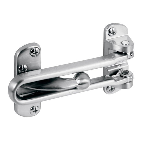 Defender Security U 10308 Swing Bar Lock, Zinc, Satin Nickel