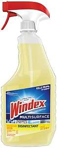 Windex 70251 Cleaner, 23 oz Spray Bottle, Liquid, Citrus, Yellow