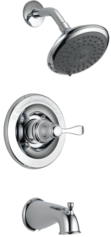 Delta Porter Series 144984 Tub and Shower Trim, Brass, Chrome Plated