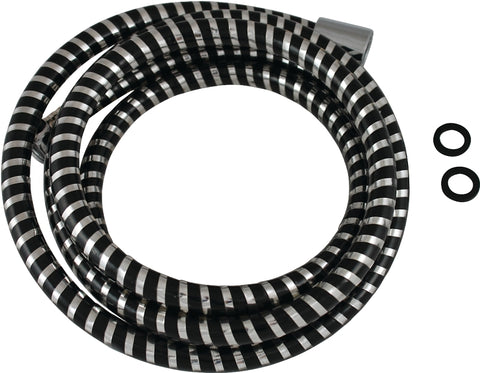 Plumb Pak PP828-47 Shower Hose, 84 in L Hose, Chrome Plated