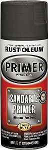 Rust-Oleum 249418 Spray Primer, Black, 12 oz, Can
