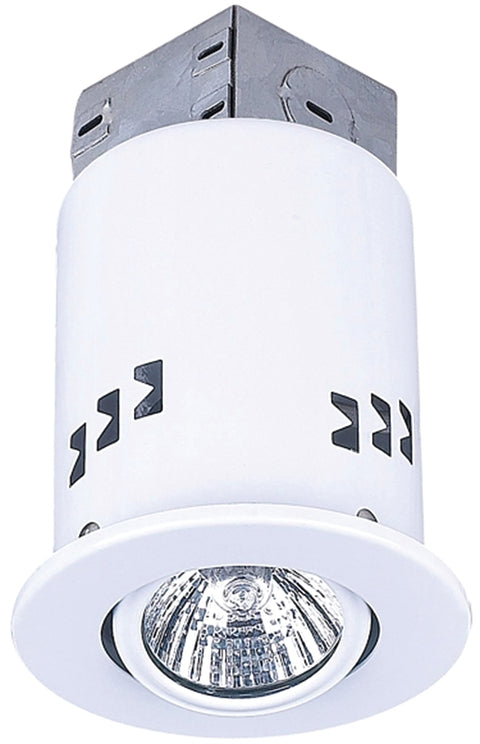Canarm RN3DC1WH Recessed Light, 3-5/8 in W x 5-7/8 in H Dimensions, 3000 K Color Temp, 50 W, 1-Lamp, White, Pack of 6