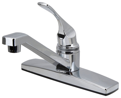 Boston Harbor PF8111A Kitchen Faucet, 1.8 gpm, 1-Handle, ABS, Chrome Plated, Lever Handle