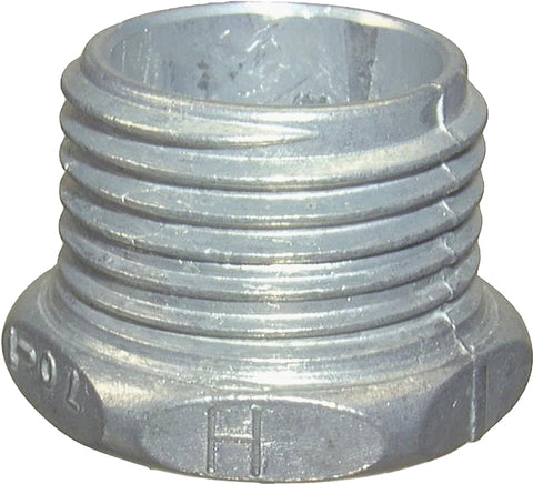 Halex 07012 Rigid Conduit Chase Nipple, 1-1/4 in, Zinc