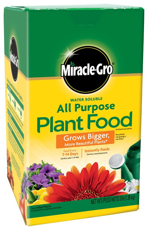 Miracle-Gro 1000283 All-Purpose Plant Food, 3 lb Box, 24-8-16 N-P-K Ra ...