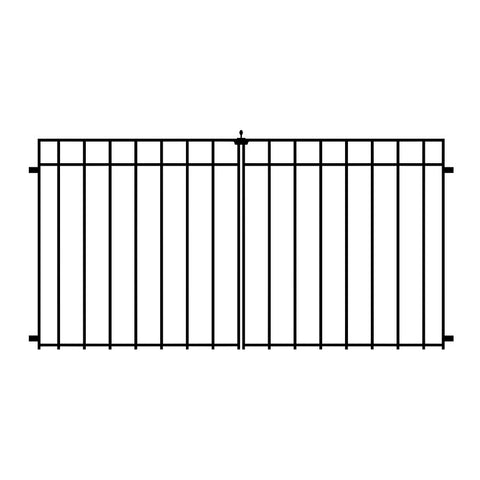 Nuvo Iron CDGQF1 Coral Double Gate, 34 in W Gate, 34 in H Gate