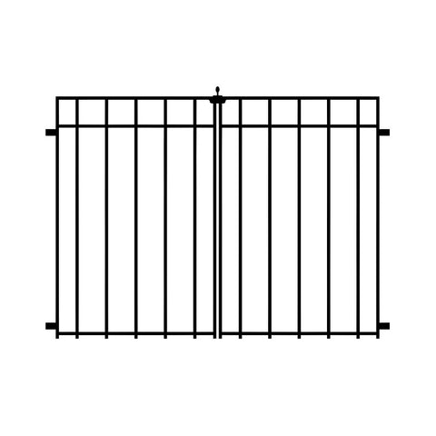 Nuvo Iron CDGQF2 Coral Double Gate, 24 in W Gate, 34 in H Gate